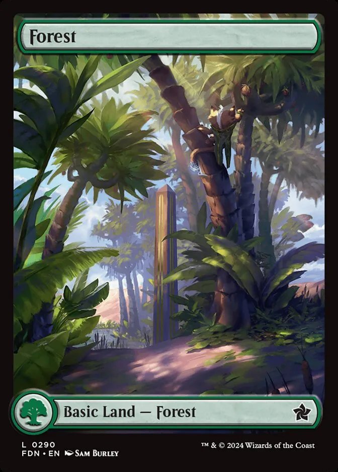 2024 Foundations Forest [Foil] common #290 common card image