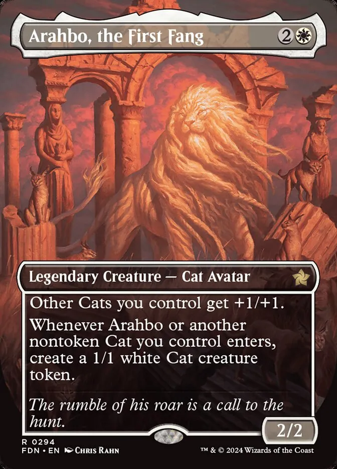2024 Foundations Arahbo, the First Fang #294 rare card image