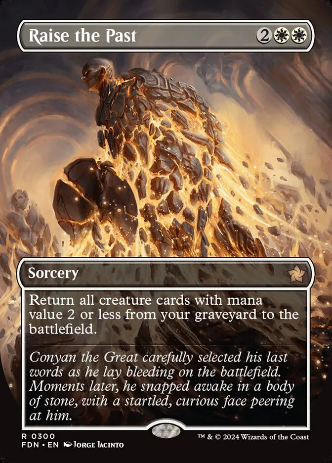 2024 Foundations Raise the Past #300 rare card image