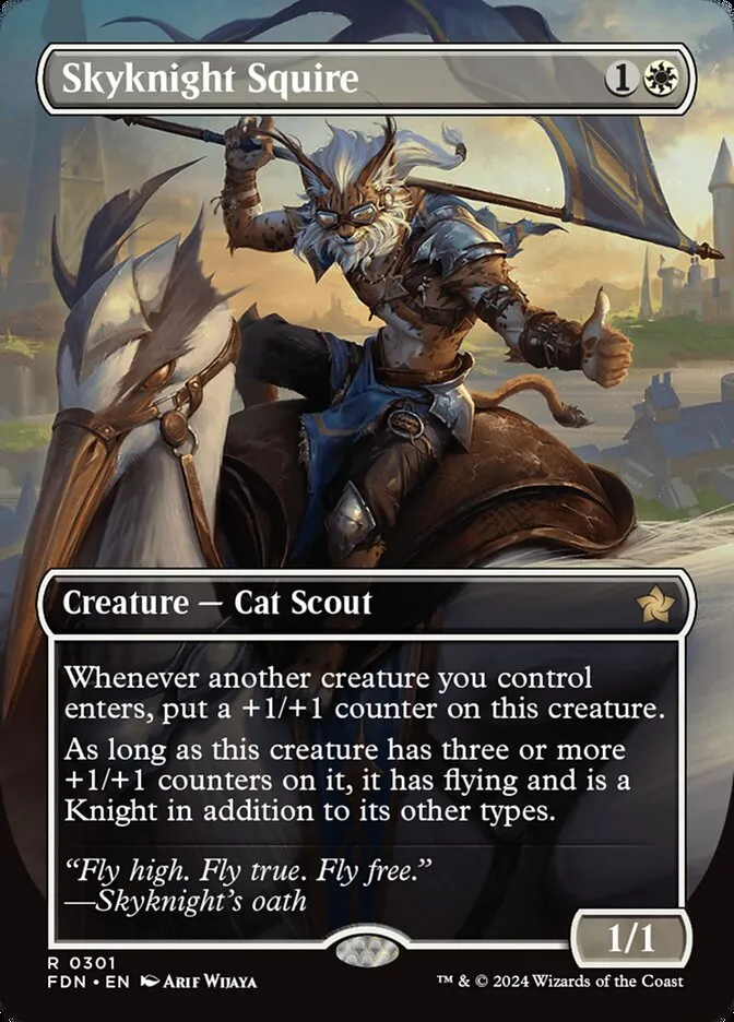 2024 Foundations Skyknight Squire #301 rare card image