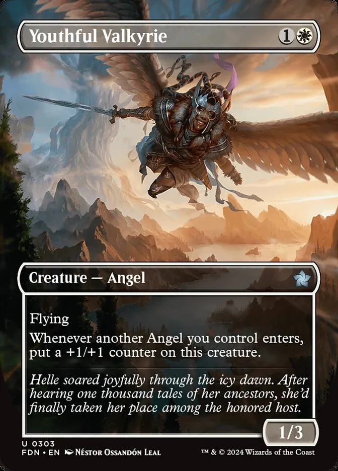 2024 Foundations Youthful Valkyrie #303 uncommon card image