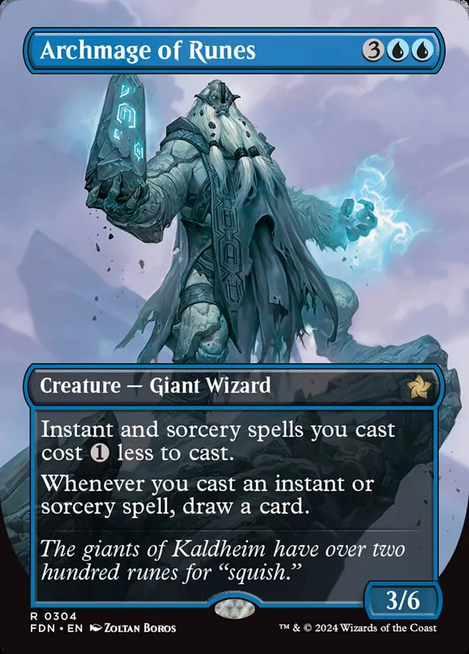 2024 Foundations Archmage of Runes #304 rare card image