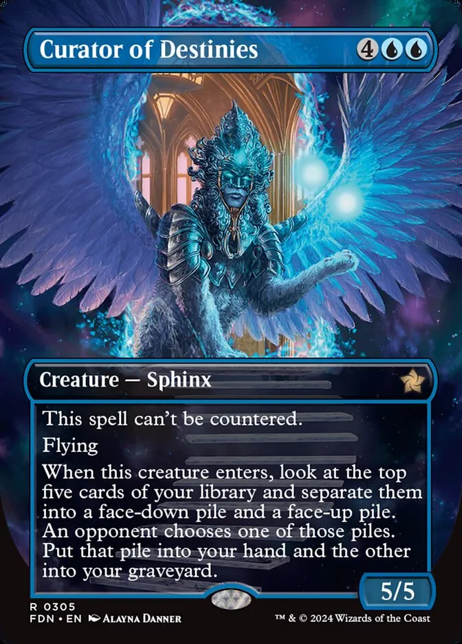2024 Foundations Curator of Destinies #305 rare card image