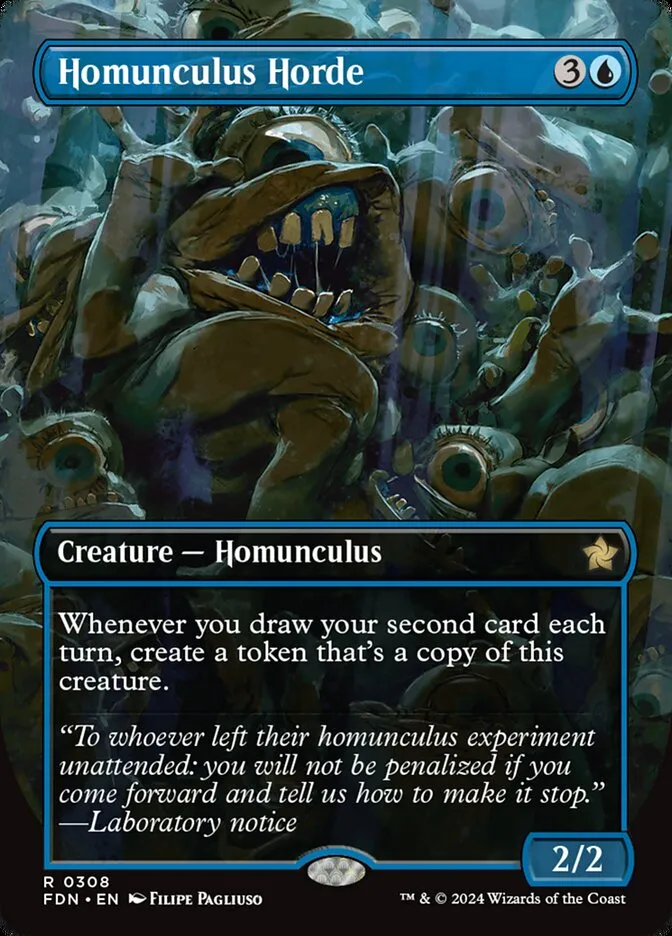2024 Foundations Homunculus Horde #308 rare card image