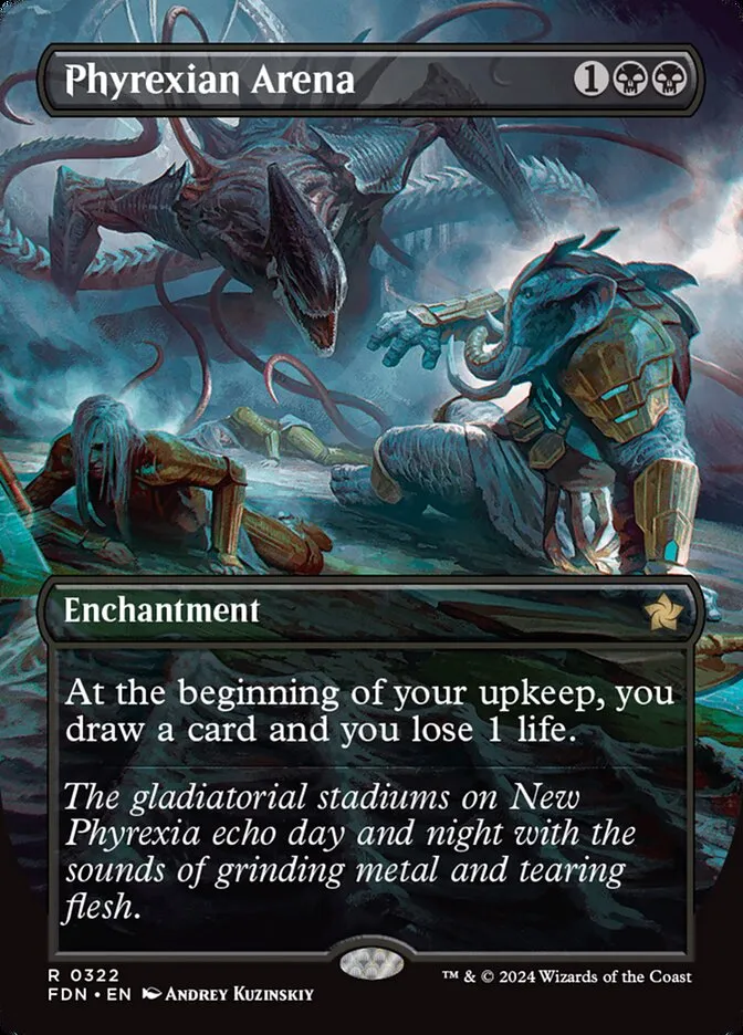 2024 Foundations Phyrexian Arena #322 rare card image