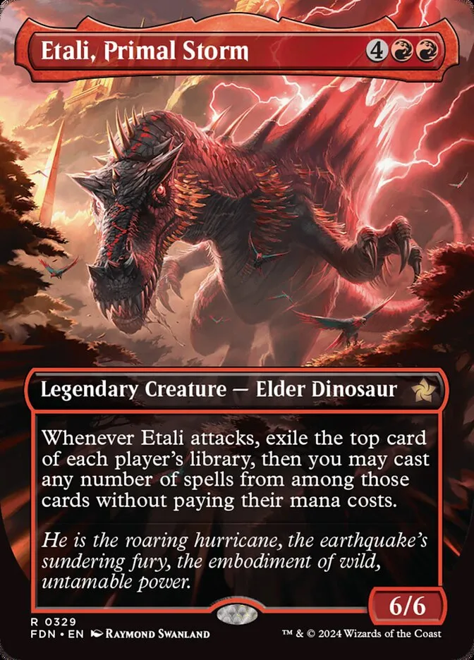 2024 Foundations Etali, Primal Storm #329 rare card image