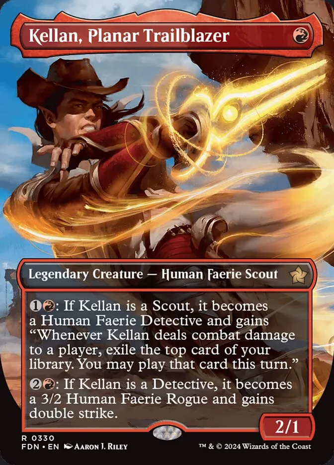2024 Foundations Kellan, Planar Trailblazer #330 rare card image