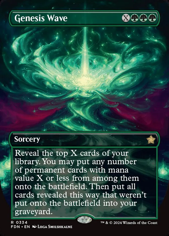 2024 Foundations Genesis Wave rare #334 rare card image