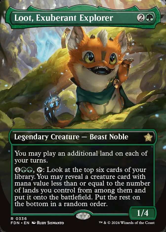 2024 Foundations Loot, Exuberant Explorer rare #336 rare card image
