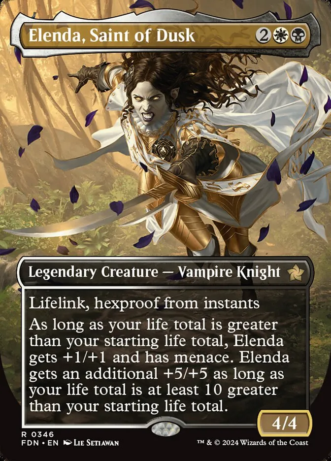 2024 Foundations Elenda, Saint of Dusk #346 rare card image