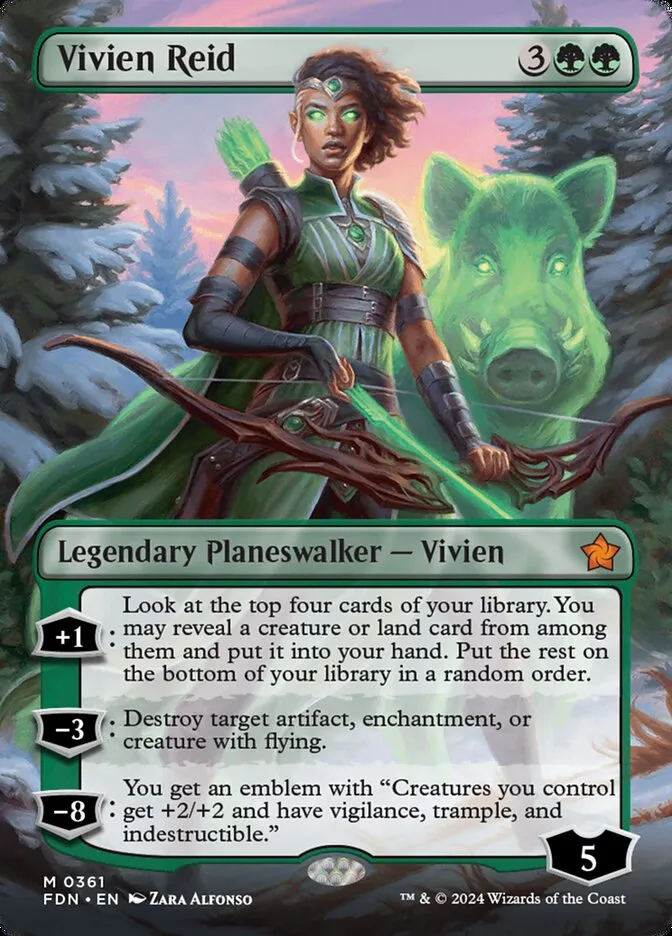 2024 Foundations Vivien Reid mythic #361 mythic card image