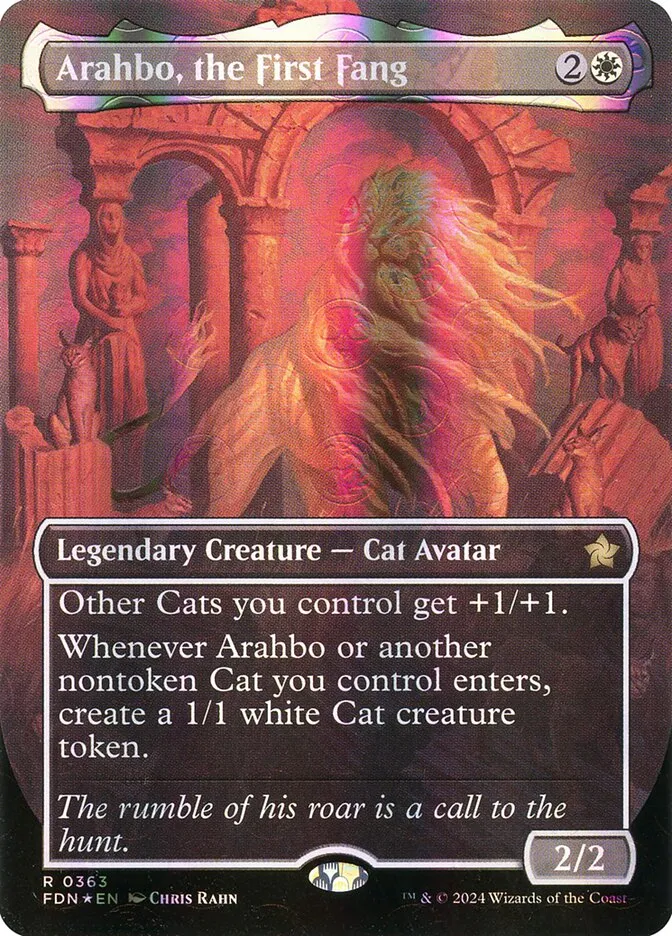 2024 Foundations Arahbo, the First Fang #363 rare card image