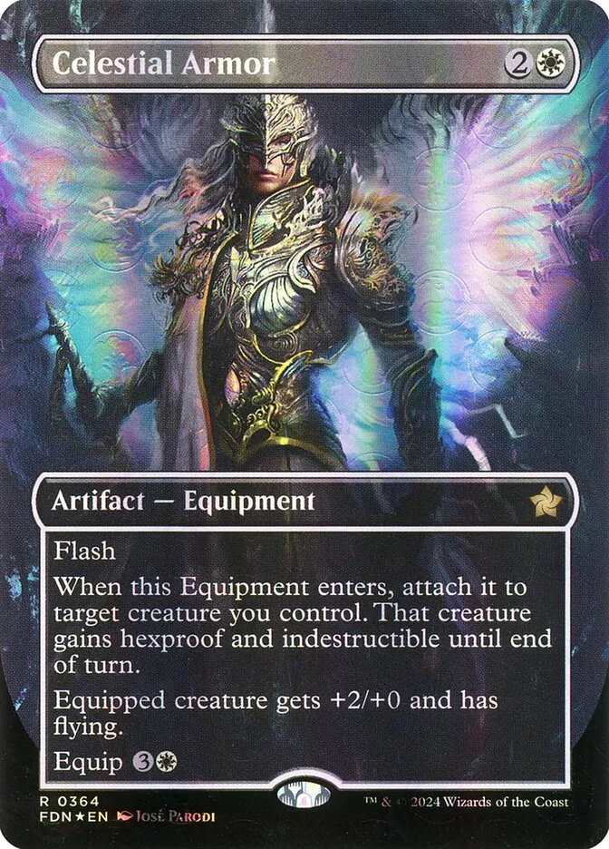 2024 Foundations Celestial Armor [Foil] rare #364 rare card image