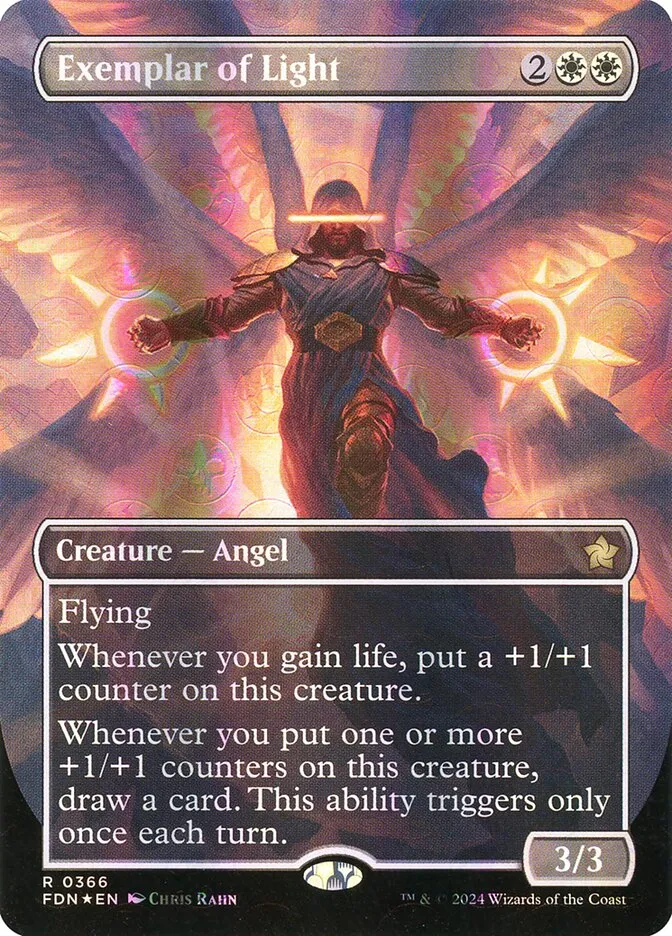 2024 Foundations Exemplar of Light #366 rare card image
