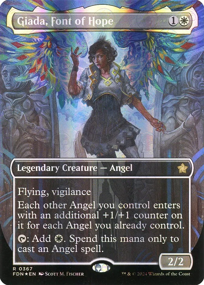 2024 Foundations Giada, Font of Hope #367 rare card image