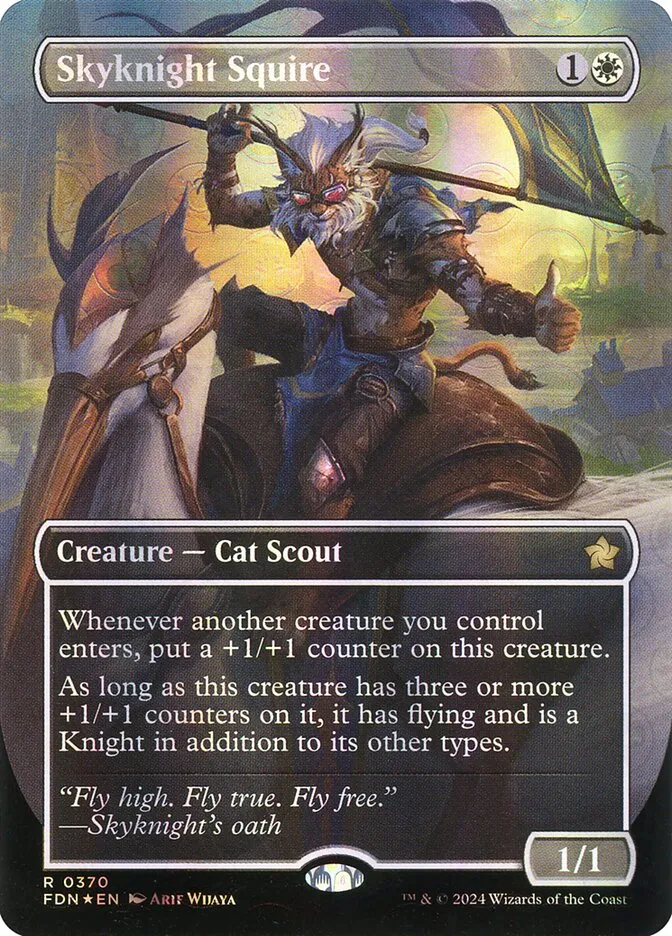 2024 Foundations Skyknight Squire #370 rare card image
