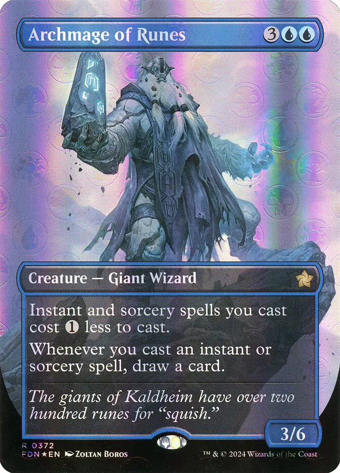 2024 Foundations Archmage of Runes #372 rare card image
