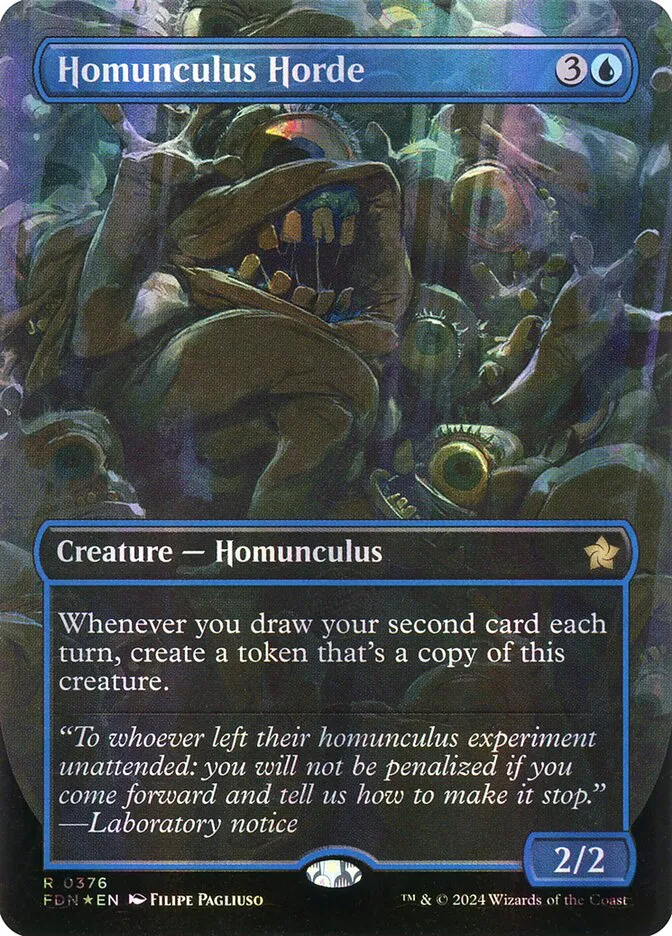 2024 Foundations Homunculus Horde #376 rare card image