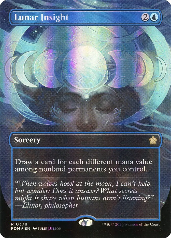 2024 Foundations Lunar Insight #378 rare card image