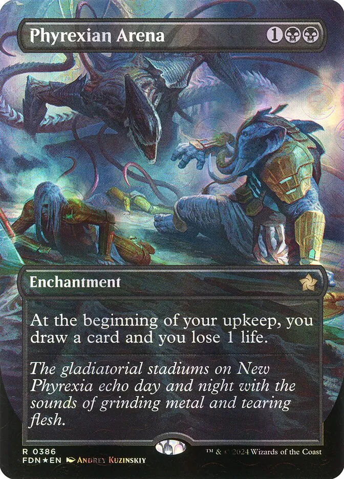 2024 Foundations Phyrexian Arena #386 rare card image