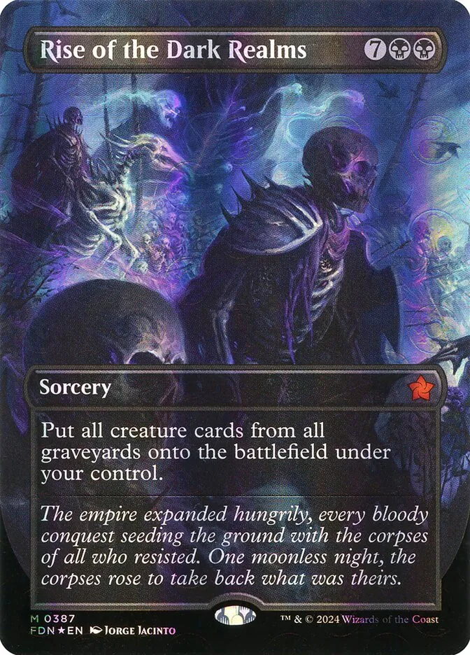 2024 Foundations Rise of the Dark Realms #387 mythic card image