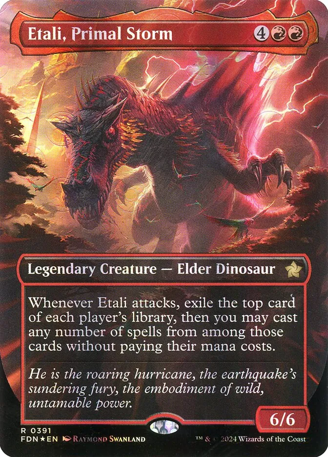 2024 Foundations Etali, Primal Storm #391 rare card image