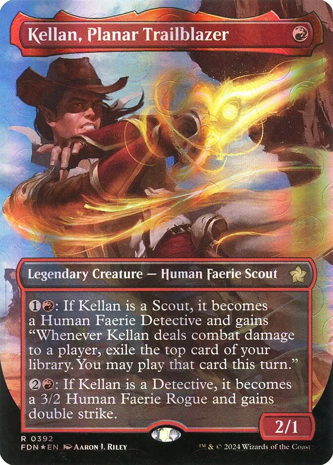 2024 Foundations Kellan, Planar Trailblazer #392 rare card image