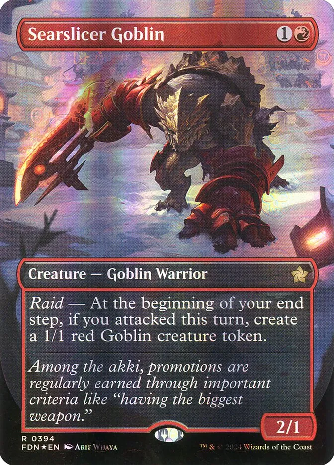 2024 Foundations Searslicer Goblin #394 rare card image
