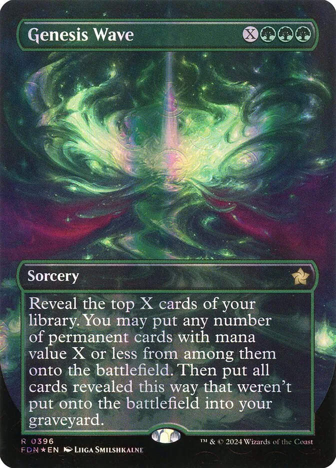 2024 Foundations Genesis Wave rare #396 rare card image