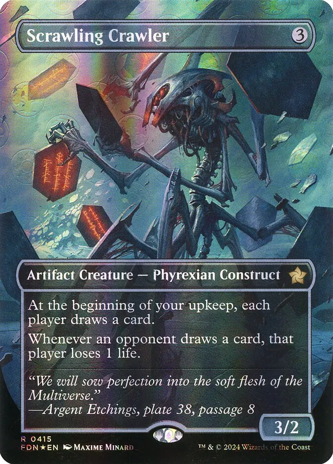 2024 Foundations Scrawling Crawler #415 rare card image