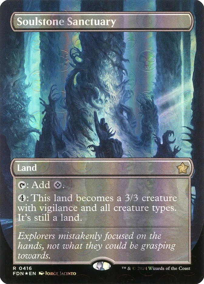 2024 Foundations Soulstone Sanctuary #416 rare card image
