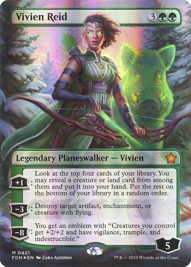 2024 Foundations Vivien Reid #421 mythic card image