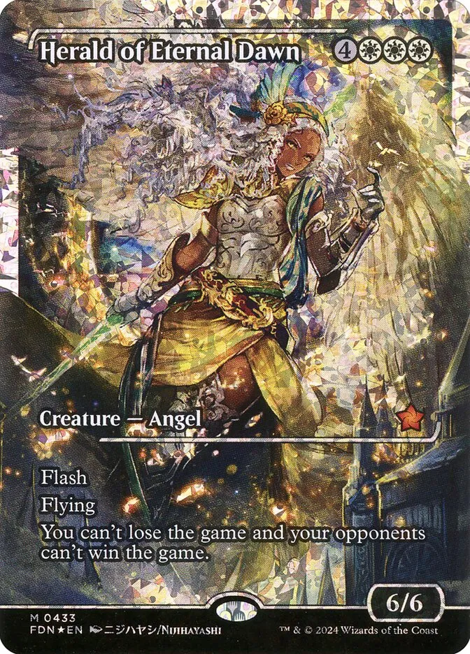 2024 Foundations Herald of Eternal Dawn #433 mythic card image