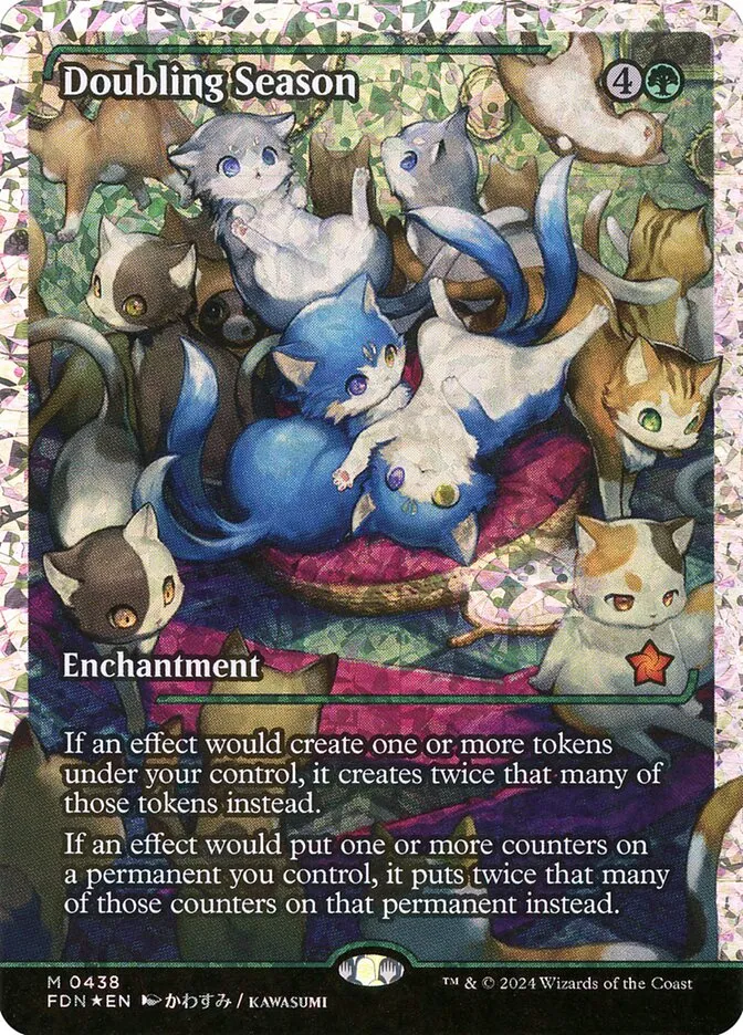 2024 Foundations Doubling Season #438 mythic card image