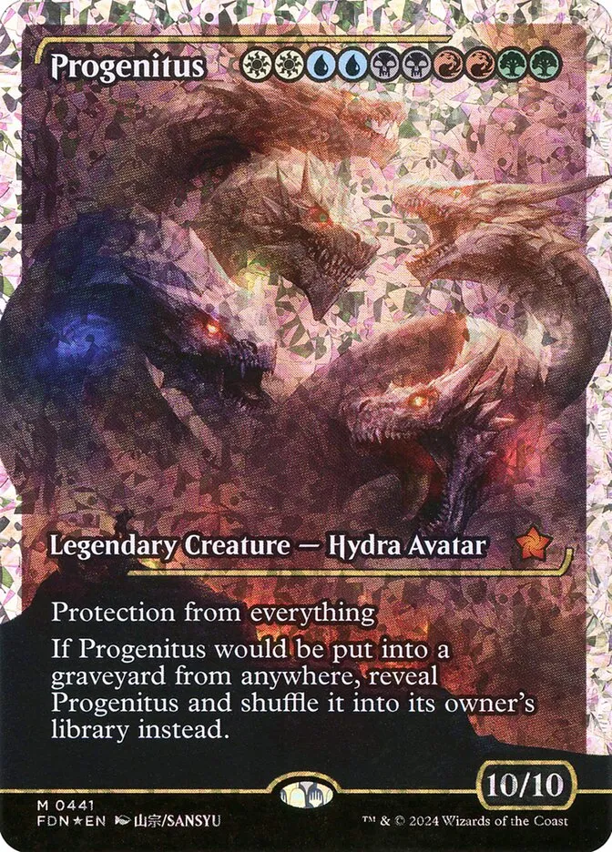2024 Foundations Progenitus #441 mythic card image