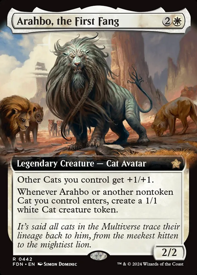 2024 Foundations Arahbo, the First Fang #442 rare card image