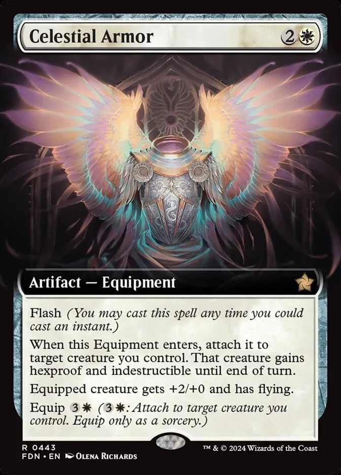 2024 Foundations Celestial Armor rare #443 rare card image