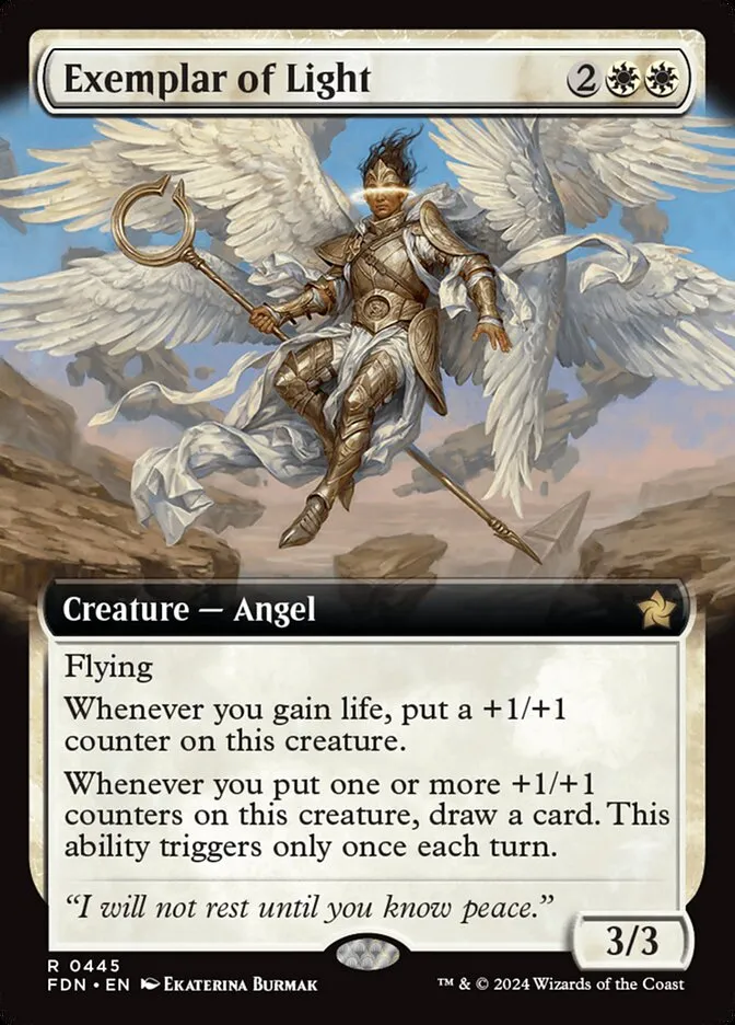 2024 Foundations Exemplar of Light #445 rare card image