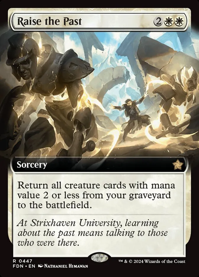 2024 Foundations Raise the Past #447 rare card image