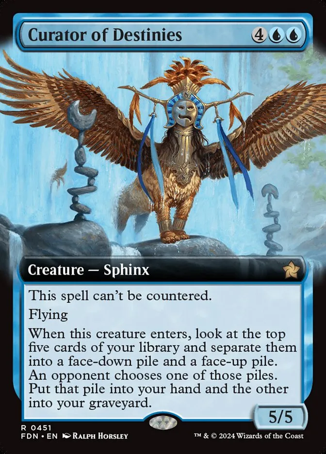 2024 Foundations Curator of Destinies #451 rare card image