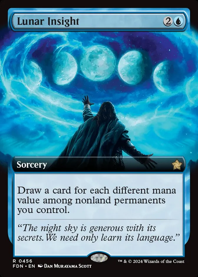 2024 Foundations Lunar Insight #456 rare card image