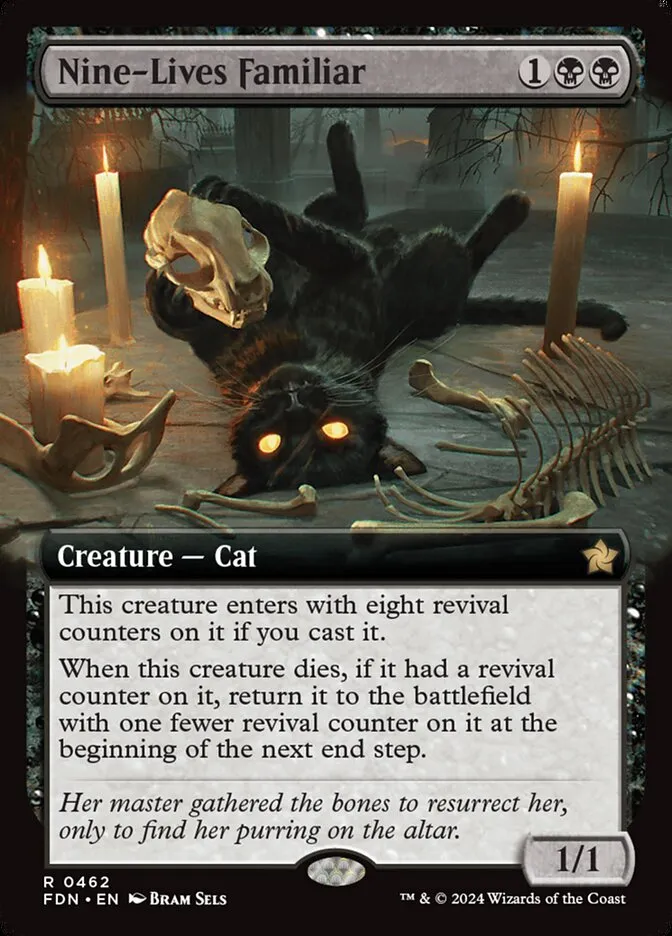2024 Foundations Nine-Lives Familiar #462 rare card image