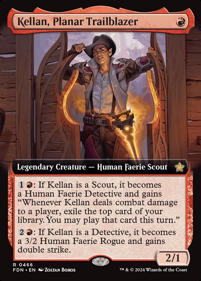 2024 Foundations Kellan, Planar Trailblazer #466 rare card image