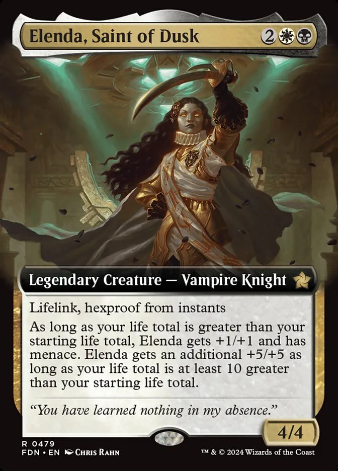 2024 Foundations Elenda, Saint of Dusk #479 rare card image