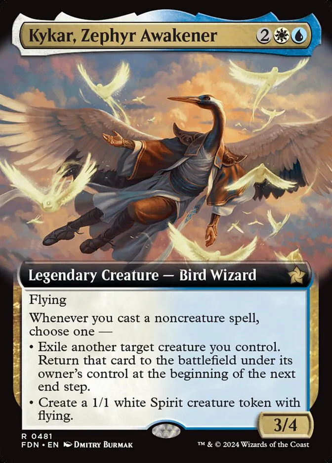 2024 Foundations Kykar, Zephyr Awakener #481 rare card image