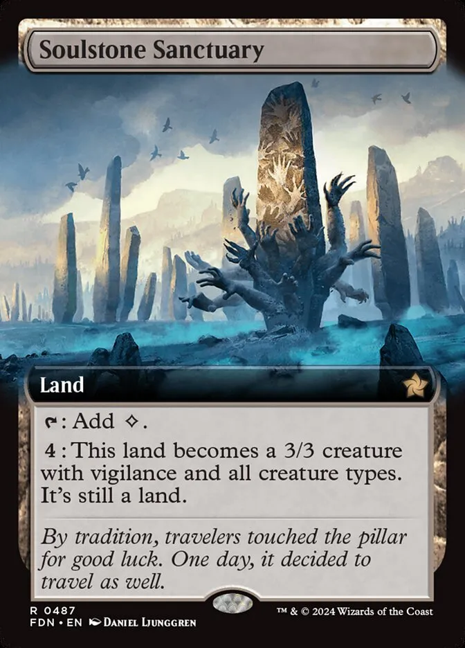2024 Foundations Soulstone Sanctuary #487 rare card image