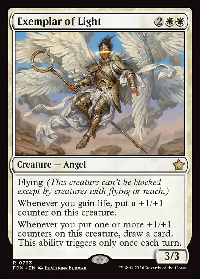 2024 Foundations Exemplar of Light #733 rare card image