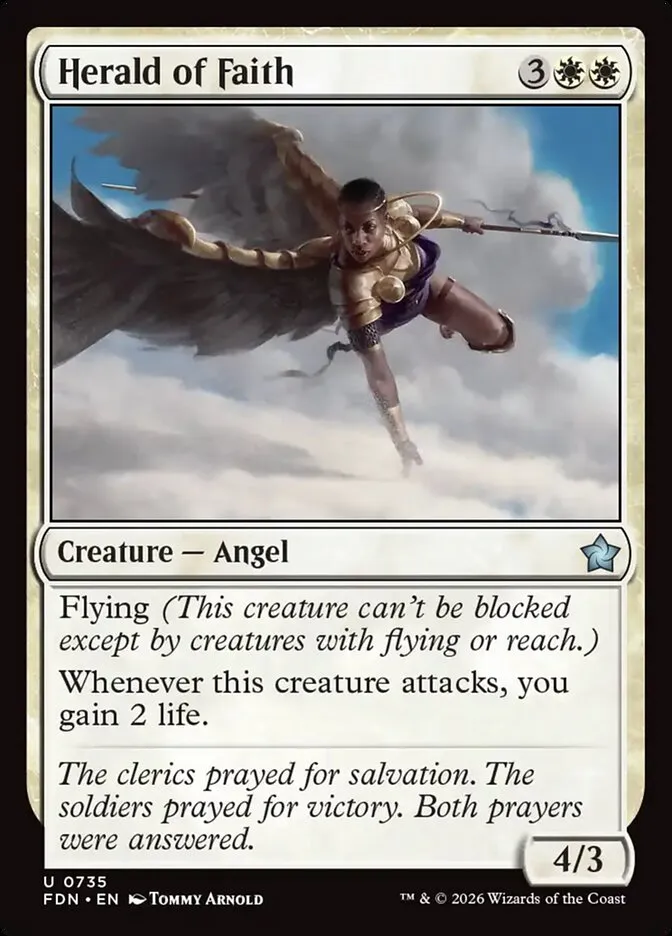2024 Foundations Herald of Faith #735 uncommon card image