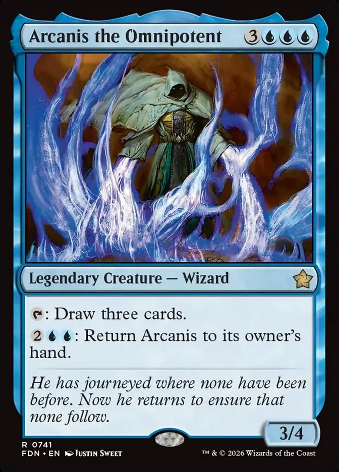 2024 Foundations Arcanis the Omnipotent #741 rare card image