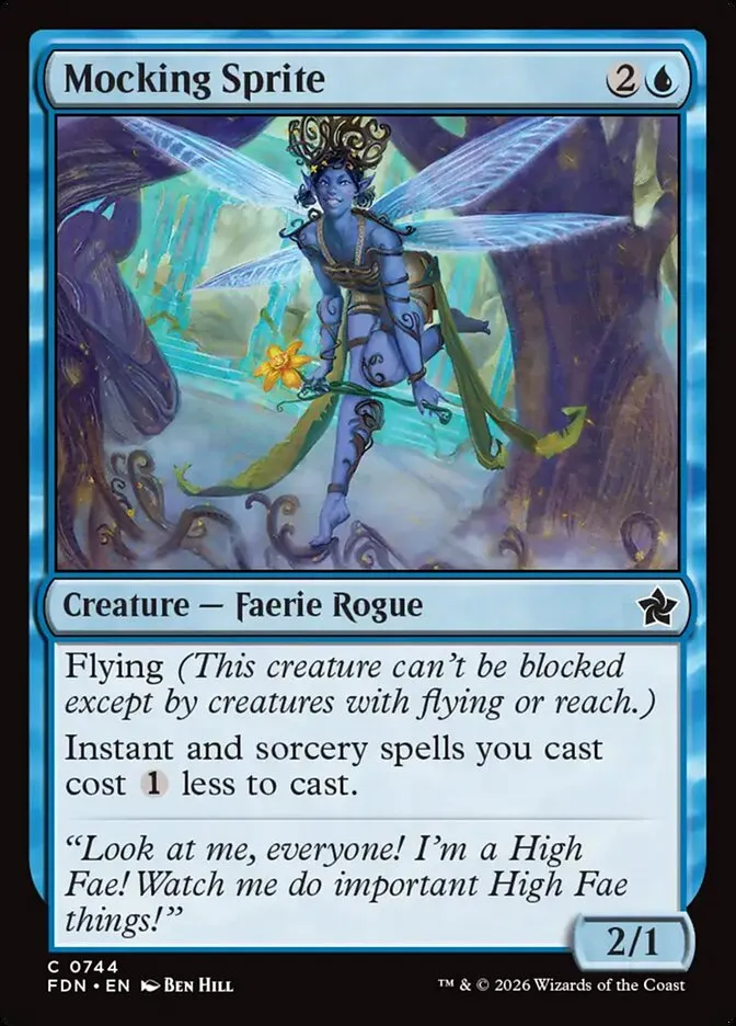2024 Foundations Mocking Sprite common #744 common card image